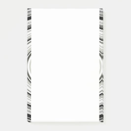 黒と白の緩和曲線 ポストイット