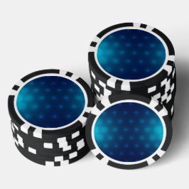 黒と白の縁取りのカジノポーカーチップ ポーカーチップ