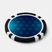黒と白の縁取りのカジノポーカーチップ ポーカーチップ (シングル)