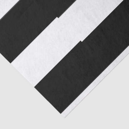 黒と白の背景に赤いポピーストライプのズ 薄葉紙 (詳細)