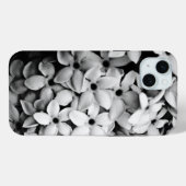 黒と白の花柄 Case-Mate iPhoneケース (裏面 (横))