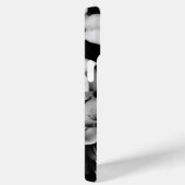 黒と白の花柄 Case-Mate iPhoneケース (裏面 / 右)