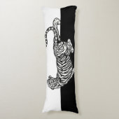 黒と白の虎 ボディピロー (正面縦)