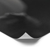 黒と白の蝶 ポスター (角)