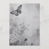 黒と白の蝶 メニュー (裏面)