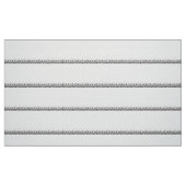 黒と白の複雑なフローラデザイン ファブリック (ファットクウォーター)