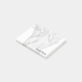 黒と白の解剖学アートの背筋(1890年) ポストイット (アングル)