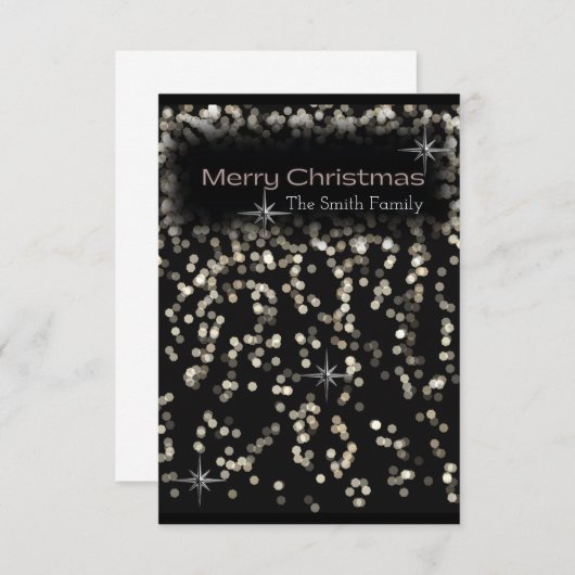 黒と白の輝く星 (正面/裏面)