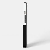 黒と白の長方形 iPhone 8/7 カバー (左側面)