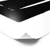 黒と白の雄叫ぶライオン リノカット フォトプリント            (角)