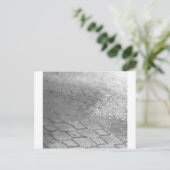 黒と白の雨滴 ポストカード (スタンド正面)