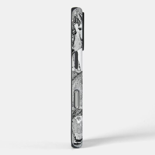 黒と白の馬 Case-Mate iPhoneケース (裏面 / 右)