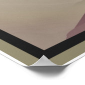 黒と白の鳥 ポスター (角)