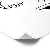 黒と白のHappy New Yearポスターとmartini ポスター (角)