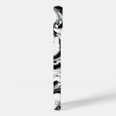 黒と白のiPhone渦巻形の/iPadケース Case-Mate iPhoneケース (裏面 / 右)