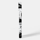 黒と白のiPhone渦巻形の/iPadケース Case-Mate iPhoneケース (裏面 / 左)