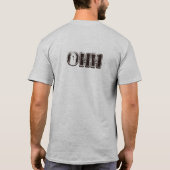 黒と白のTシャツでブラウンオーボーイズ Tシャツ (裏面)