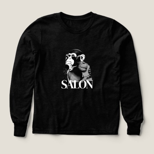 黒と白のTシャツ (デザイン正面)