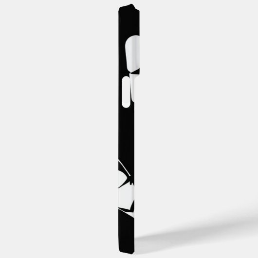 黒と白はっきりしたの音楽の恋人カバー Case-Mate iPhoneケース (裏面 / 右)