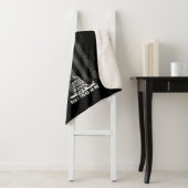 黒と白は私にアメリカ国旗を踏まない シェルパブランケット (インサイチュ)