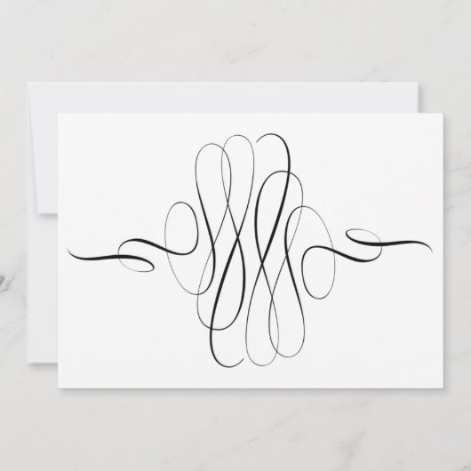 黒と白を渦巻き私の女将になる  招待状 (裏面)