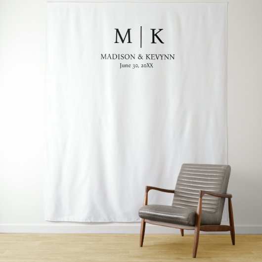 黒と白結婚の タペストリー (インサイチュ)