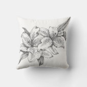 黒と白 クッション (裏面)