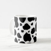 黒と白 コーヒーマグカップ (正面左)
