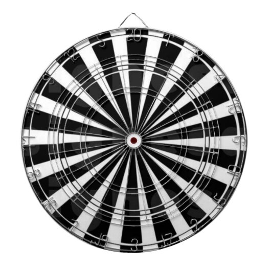 黒と白 ダーツボード (正面)