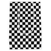 黒と白 ミディアムペーパーバッグ (裏面)