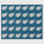 黒と白 ラッピングペーパー (フラット)