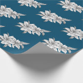 黒と白 ラッピングペーパー (角)