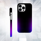 黒と紫のグラデーションが光る iPhoneケース