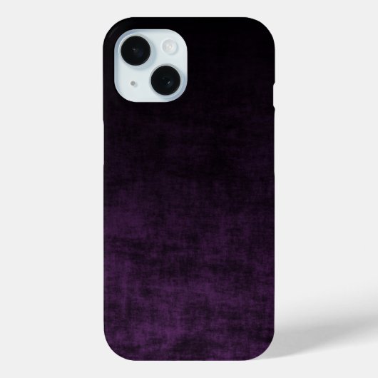 黒と紫のグランジオンブレテクスチャー Case-Mate iPhoneケース (裏面)