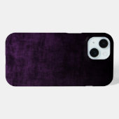 黒と紫のグランジオンブレテクスチャー Case-Mate iPhoneケース (裏面 (横))