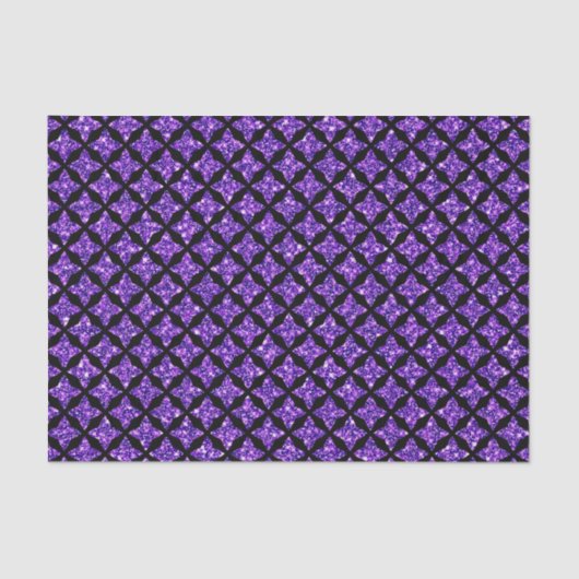 黒と紫のグリッタールックハロウィーン 薄葉紙 (正面)