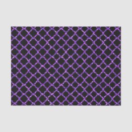 黒と紫のグリッタールックハロウィーン 薄葉紙