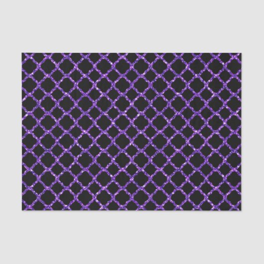 黒と紫のグリッタールックハロウィーン 薄葉紙 (正面)