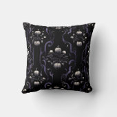 黒と紫のゴシック様式#5 |装飾用クッション クッション (裏面)