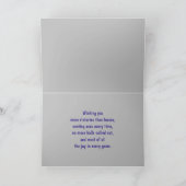 🎾 🖤黒と紫のテニス誕生日 カード (内部)