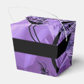 黒と紫のパターン取り出し特典ボックス フェイバーボックス (裏面サイド)