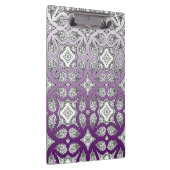 黒と紫のマンダラ禅の切り身 クリップボード (右)