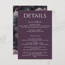 黒と紫のムーディフローラ