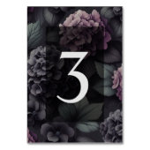 黒と紫のムーディフローラ テーブルナンバー (裏面)
