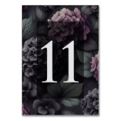 黒と紫のムーディフローラ テーブルナンバー (裏面)