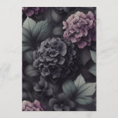 黒と紫のムーディフローラ メニュー (裏面)