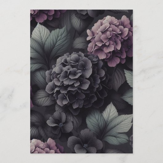 黒と紫のムーディフローラ メニュー (裏面)