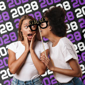 黒と紫の卒業背景 タペストリー