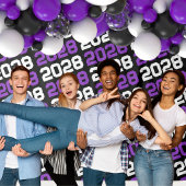 黒と紫の卒業背景 タペストリー