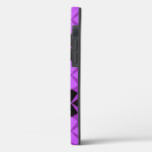 黒と紫の星パターンCase-Mate iPhone ca Case-Mate iPhoneケース (裏面 / 左)